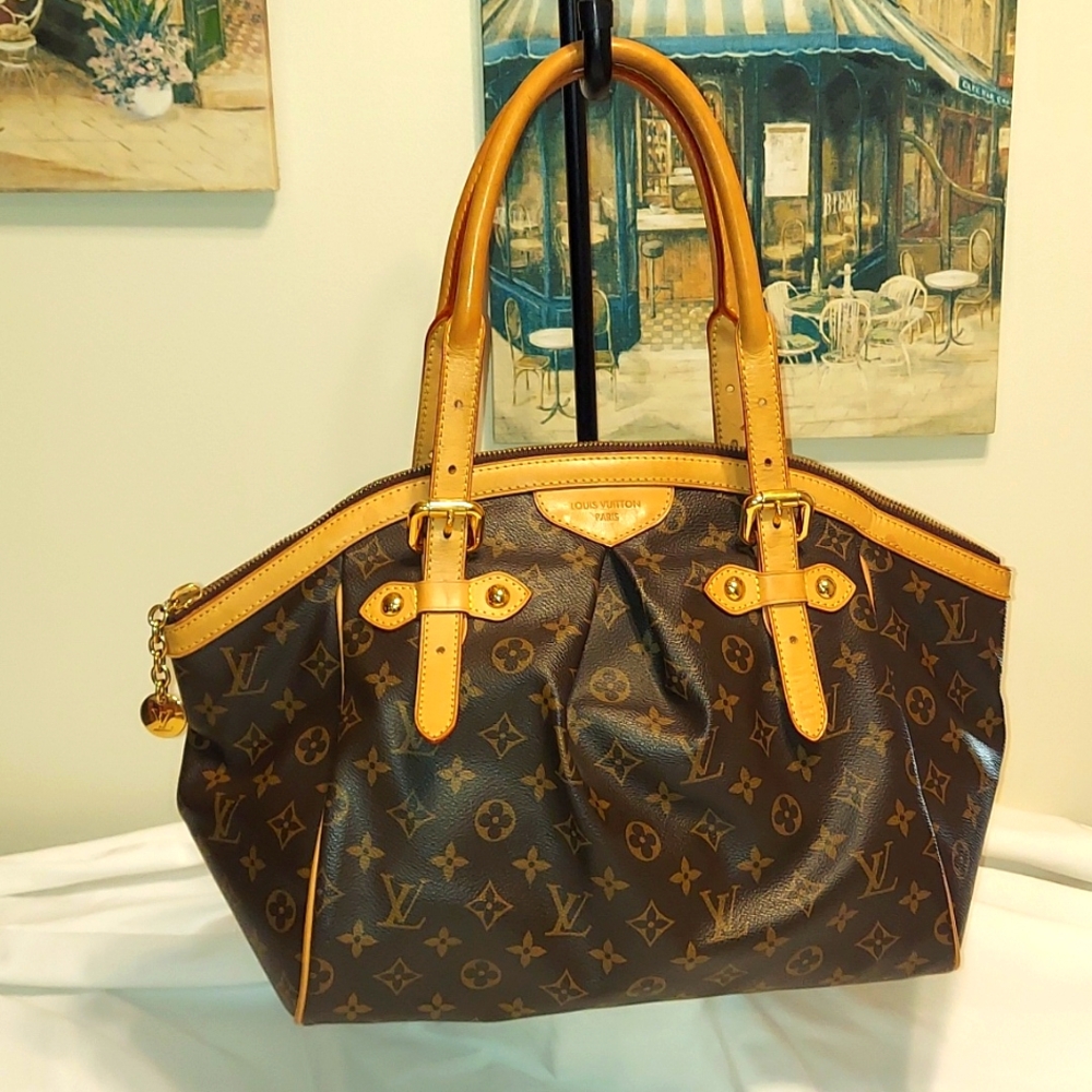 Louis Vuitton Tivoli GM Monogram Coated Canvas Bag VGC! COA Dust Bag